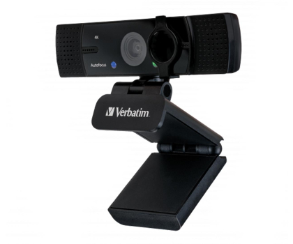 Kamera internetowa Verbatim Ultra HD 4K z autofocusem i podwójnym mikrofonem